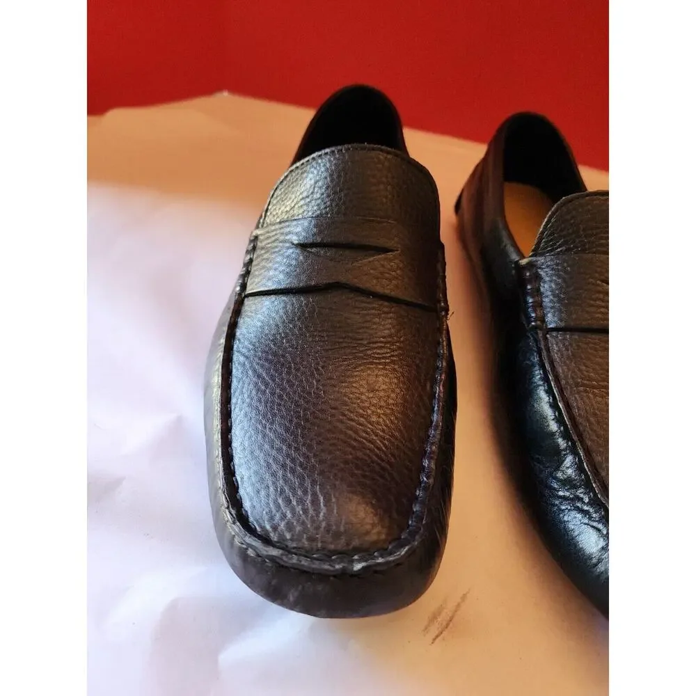 Cole Haan Howland Men's Size 10.5 M Black Leather Slip On Loafer Shoes C04535